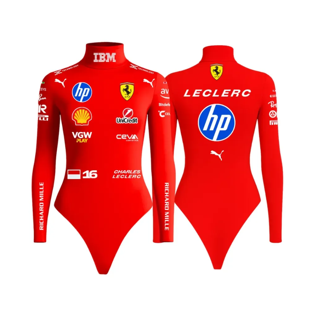 Ferrari Red F1 Bodysuit
