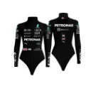 Lewis Hamilton Mercedes Black Bodysuit