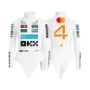 Lando Norris McLaren White Bodysuit - 2025