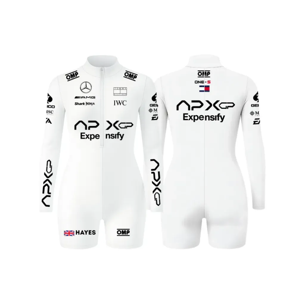 HAYES APXGP 2025 White Jumpsuit