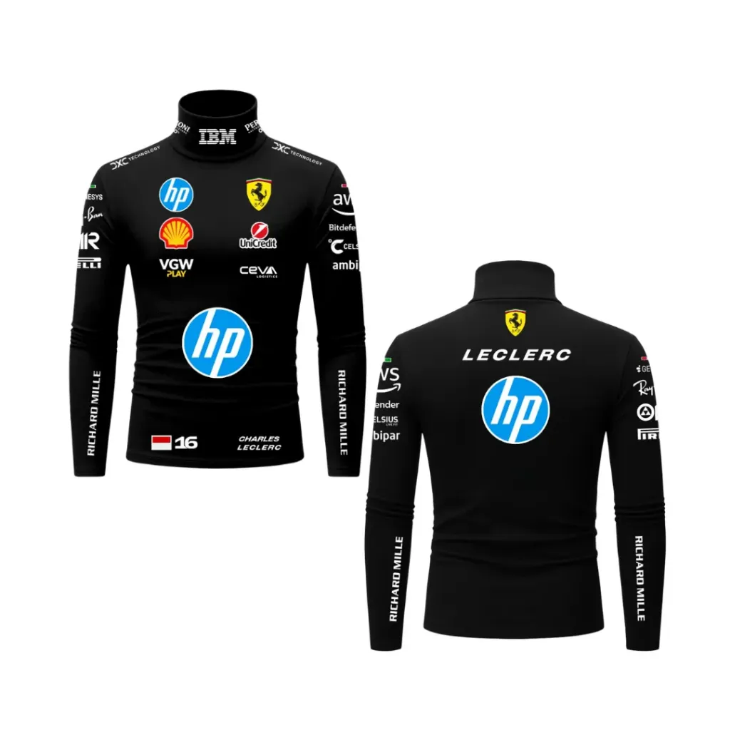 Charles Leclerc Ferrari Compression Shirt - 2025